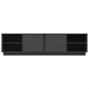 TV-Schrank Grau 156x40x40 cm Massivholz Kiefer