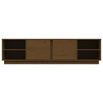 TV-Schrank Honigbraun 156x40x40 cm Massivholz Kiefer