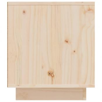 TV-Schrank 110x35x40,5 cm Massivholz Kiefer