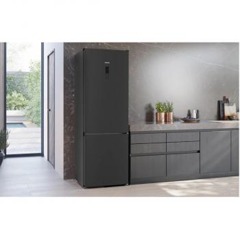 Siemens KG49NXXCF iQ300 Stand Kühl-Gefrierkombination, 70 cm breit, 440 L, noFrost, extrem leise, Touch-Bedienung, BlackSteel