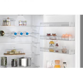 Siemens KG49NXXCF iQ300 Stand Kühl-Gefrierkombination, 70 cm breit, 440 L, noFrost, extrem leise, Touch-Bedienung, BlackSteel
