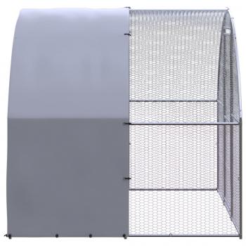 Outdoor-Hühnerstall 3x2x2 m Verzinkter Stahl