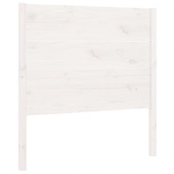 Kopfteil Weiß 81x4x100 cm Massivholz Kiefer