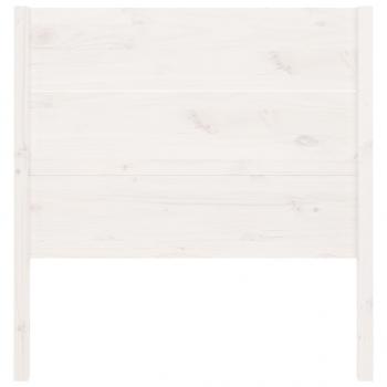 Kopfteil Weiß 81x4x100 cm Massivholz Kiefer