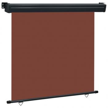 ARDEBO.de - Balkon-Seitenmarkise 160 × 250 cm Braun