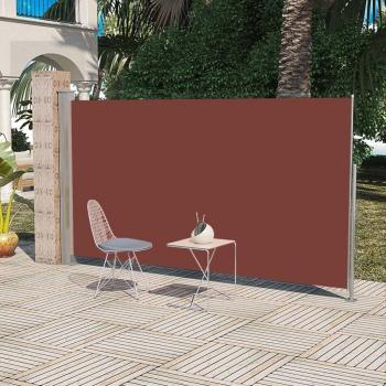 ARDEBO.de - Ausziehbare Seitenmarkise 160x300 cm Braun 