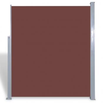 Ausziehbare Seitenmarkise 160x300 cm Braun 