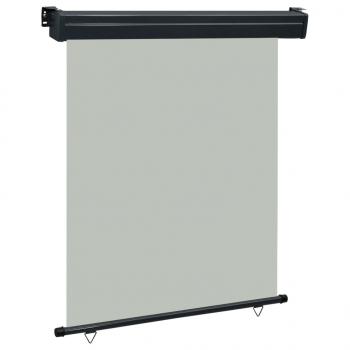 ARDEBO.de - Balkon-Seitenmarkise 140 × 250 cm Grau