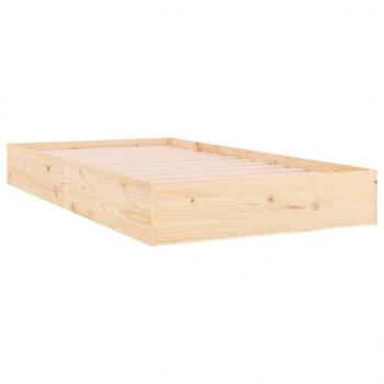 Massivholzbett 90x200 cm