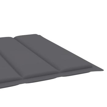Sonnenliegen 2 Stk. mit Auflagen Massivholz Akazie