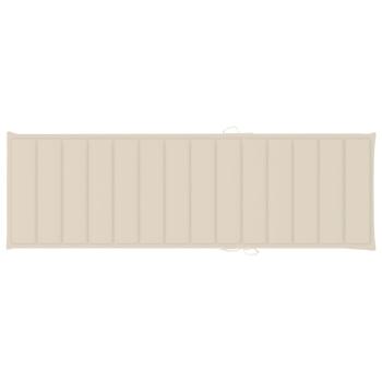 Sonnenliegen 2 Stk. mit Auflagen Massivholz Akazie