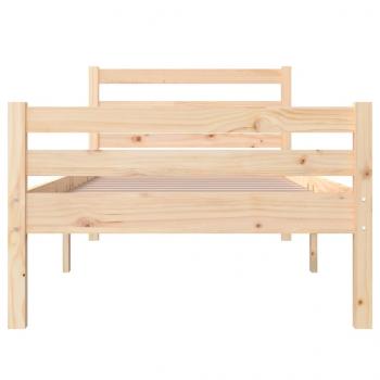 Massivholzbett 100x200 cm