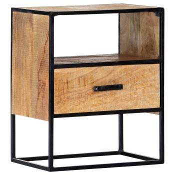 ARDEBO.de - Nachttisch 40x30x50 cm Massivholz Mango
