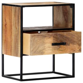 Nachttisch 40x30x50 cm Massivholz Mango