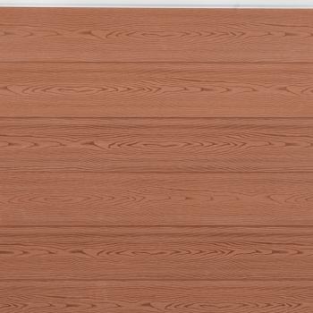 Zaunelement-Set Braun 699x186 cm WPC