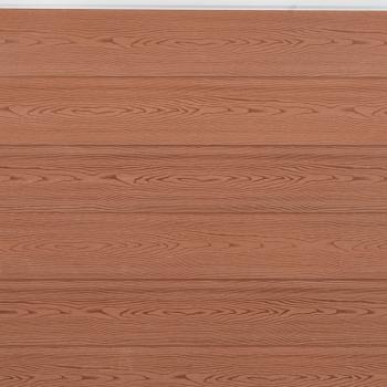Zaunelement-Set Braun 872x186 cm WPC