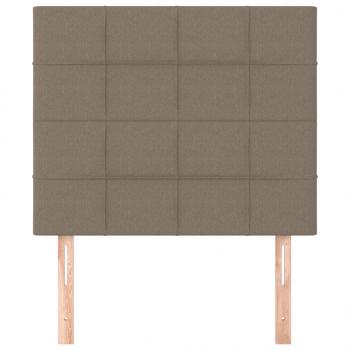 Kopfteile 2 Stk. Taupe 90x5x78/88 cm Stoff