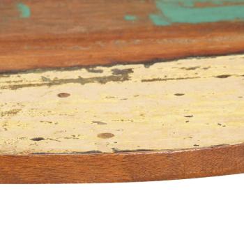 Tischplatte Rund 50 cm 15-16 mm Altholz Massiv