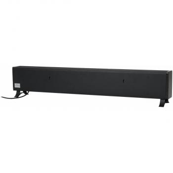 Eurom Alutherm Baseboard 2000 Konvektorheizung, niedrige Bauart, 2000W, 3 Leistungsstufen, schwarz (361216)
