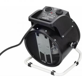 Eurom EK5K elektrische Werkstattheizung, 5000 Watt, Schwarz (340075)
