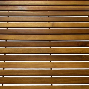 2 Stk. Akazienholz Badematte 80 x 50 cm 