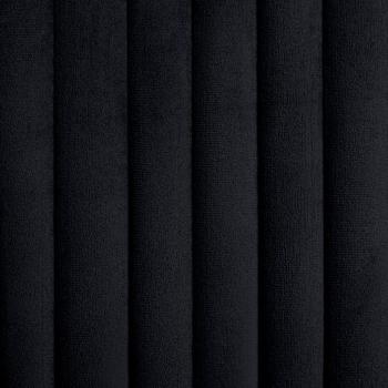 Esszimmerstühle 6 Stk. Schwarz Samt