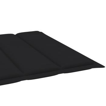Sonnenliegen 2 Stk. mit Auflagen Massivholz Akazie