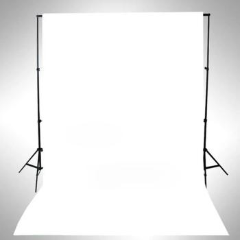 Fotostudio-Set mit Hintergrund, Leuchten und Schirmen