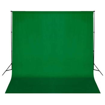 Fotostudio-Set mit Hintergrund, Leuchten und Schirmen