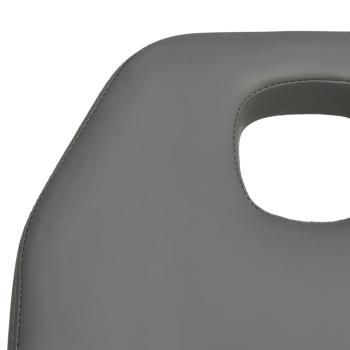 Massagetisch Grau 180x62x(86,5-118) cm  