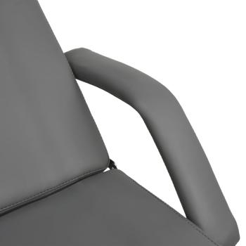 Massagetisch Grau 180x62x(86,5-118) cm  
