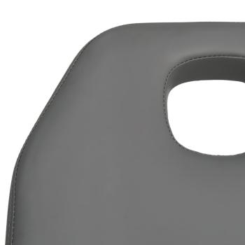 Massagetisch Grau 180x62x(86,5-118) cm  