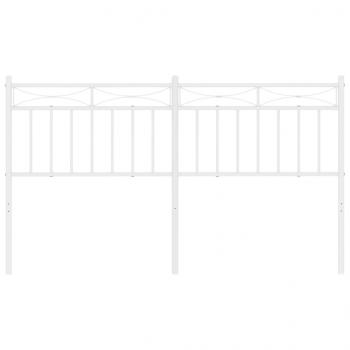 Kopfteil Metall Weiß 150 cm