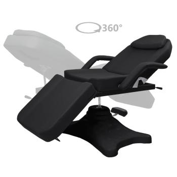 Massagetisch Schwarz 180x62x(86,5-118) cm  