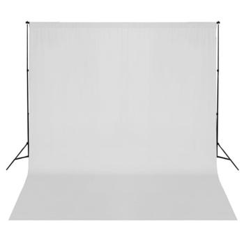 Fotostudio-Set mit Hintergrund, Leuchten und Schirmen