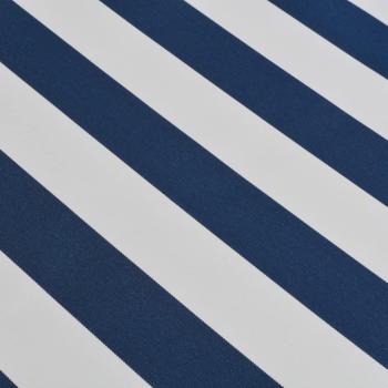 Gelenkarmmarkise 500 cm Blau/Weiß