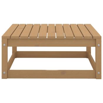 7-tlg. Garten-Lounge-Set Honigbraun Massivholz Kiefer