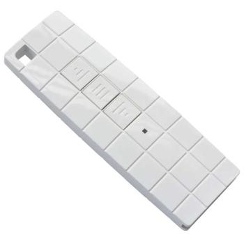 Kassettenmarkise mit Motor 400x300 cm Blau und Weiß