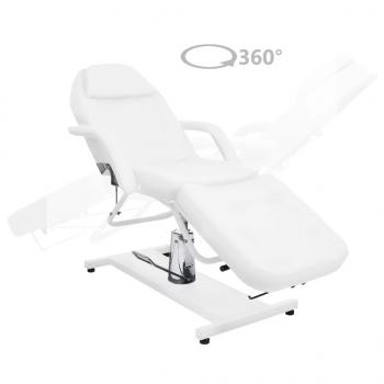 Massagetisch Weiß 180x62x(87-112) cm  