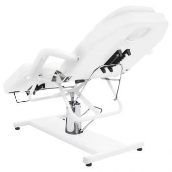 Massagetisch Weiß 180x62x(87-112) cm  