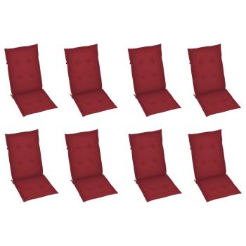 Klappbare Gartenstühle mit Kissen 8 Stk. Massivholz Akazie