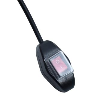 Markise Manuell Einziehbar mit LED 450x300 cm Anthrazit