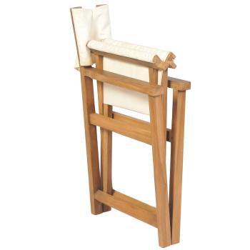 Regiestühle 2 Stk. Klappbar Massivholz Teak