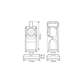 Esylux Handscheinwerfer SLP-2, IP54 (EN10050015)