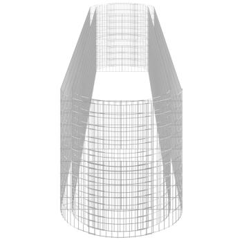 Gabionen-Hochbeet Verzinktes Eisen 600x100x100 cm