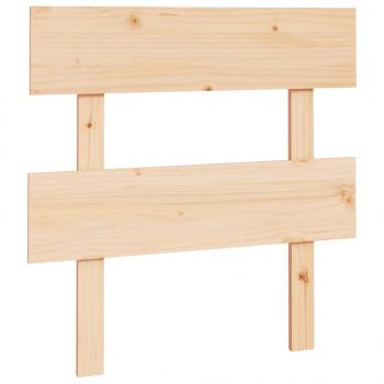 ARDEBO.de - Bett-Kopfteil 78,5x3x81 cm Massivholz Kiefer