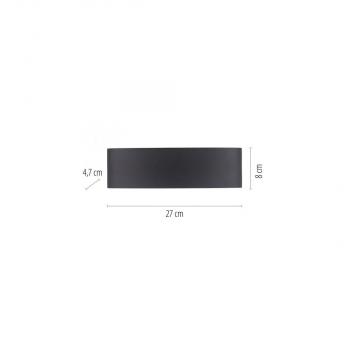 Paul Neuhaus LED Wandlampe 10 flammig anthrazit farbig Außenlampe Innenlampe dekorativ, Anthrazit (9489-13)