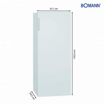 Bomann GS 7317.1 Stand Gefrierschrank, 55 cm, breit, 165 Liter, manuelle Abtauung, weiß