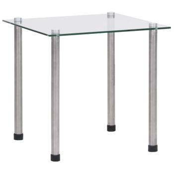 Satztische 3-tlg. Transparent Hartglas   
