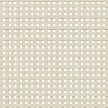 Nachttisch SENJA Rattan-Look Weiß 40x35x48 cm Massivholz Kiefer